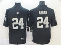 Men's Las Vegas Raiders Jonathan Abram #24 Black Game Player Jerseys