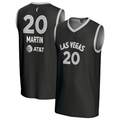 Men's Las Vegas Aces Kate Martin #20 Black Player Jersey