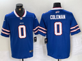 Men's Buffalo Bills Keon Coleman #0 Royal 2024 NFL Draft Player Game Jerseys