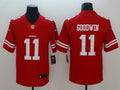 Men's San Francisco 49ers Marquise Goodwin #11 Red Game Player Jerseys