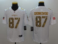 Men's New England Patriots Rob Gronkowski #87 White Game Player Jerseys
