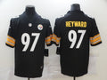 Men's Pittsburgh Steelers Cameron Heyward #97 Black Game Jerseys