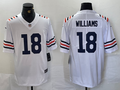 Men's Chicago Bears Caleb Williams #18 White 2024 NFL Draft 2nd Alternate Game Player Jerseys