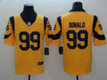 Men's Los Angeles Rams Aaron Donald #99 Yellow Game Jerseys