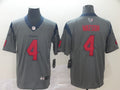Men's Houston Texans Deshaun Watson #4 Gray Inverted Legend Jerseys