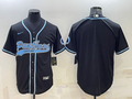 Men's Carolina Panthers Black Blank Jerseys