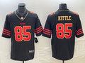Men's San Francisco 49ers George Kittle #85 Black Vapor F.U.S.E. Limited Jerseys