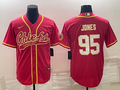 Men's Kansas City Chiefs Chris Jones #95 Red Game Jerseys Joint Edition