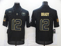 Men's Tampa Bay Buccaneers Tom Brady Black 2020 Salute To Service Limited Jerseys