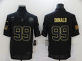 Men's Los Angeles Rams Aaron Donald #99 Black Game Player Jerseys