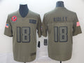 Men's Atlanta Falcons Calvin Ridley #18 Brown Game Jerseys