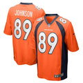 Brandon Johnson Denver Broncos Nike Game   Jersey - Orange