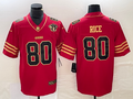 Men's San Francisco 49ers Jerry Rice #80 Scarlet Vapor Elite Retired Player Jerseys