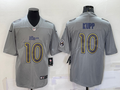 Men's Los Angeles Rams Cooper Kupp #10 Gray Atmosphere Fashion Game Jerseys