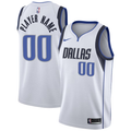 Men's Dallas Mavericks White 2020/21 Swingman Custom Jerseys - Association Edition