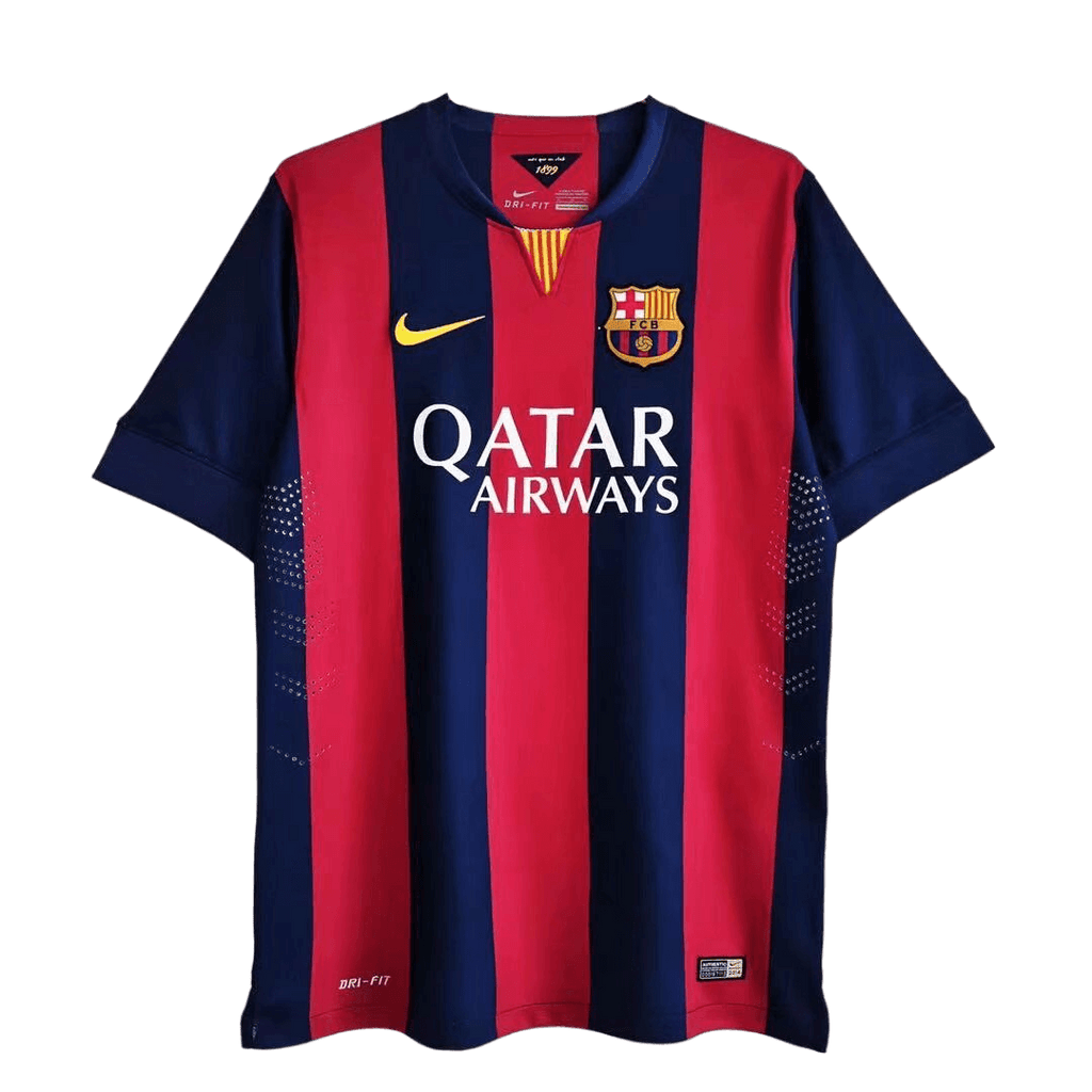 Retro MESSI #10 2014/15 Barcelona Home Soccer Jersey