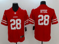 Men's San Francisco 49ers Carlos Hyde #28 Red Game Jerseys