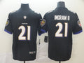 Men's Baltimore Ravens Mark Ingram II #21 Black Game Jerseys