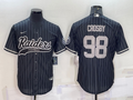 Men's Las Vegas Raiders Maxx Crosby #98 Black Game Player Jerseys Joint Edition