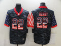 Men's Tennessee Titans Derrick Henry #22 Gray Camouflage Game Player Jerseys