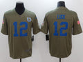 Men's Indianapolis Colts Andrew Luck Brown Game Jerseys