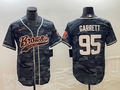 Men's Cleveland Browns Myles Garrett #95 Grey Camouflage Game Jerseys Joint Edition