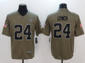 Men's Las Vegas Raiders Marshawn Lynch #24 Brown Game Jerseys