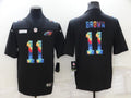 Men's Philadelphia Eagles A.J. Brown #11 Black Alternate Game Jerseys