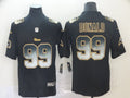 Men's Los Angeles Rams Aaron Donald #99 Black Alternate Game Jerseys
