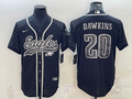 Men's Philadelphia Eagles Brian Dawkins #20 Black RFLCTV Limited Jerseys Joint Edition
