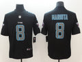 Men's Tennessee Titans Marcus Mariota #8 Black Player Game Jerseys