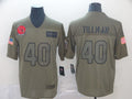 Men's Arizona Cardinals Pat Tillman #40 Brown Game Jerseys
