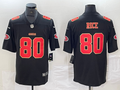 Men's San Francisco 49ers Jerry Rice #80 Black Fashion Game Jerseys