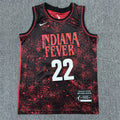 Men's Indiana Fever Caitlin Clark #22 Red/Black Basketball Jersey
