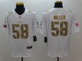 Men's Denver Broncos Von Miller #58 White Game Player Jerseys