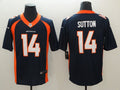 Men's Denver Broncos Courtland Sutton #14 Navy Game Jerseys