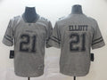 Men's Dallas Cowboys Ezekiel Elliott #21 Gray Alternate Game Jerseys