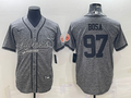 Men's San Francisco 49ers Nick Bosa #97 Gray Game Jerseys Joint Edition