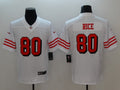 Men's San Francisco 49ers Jerry Rice #80 White Game Jerseys