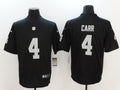 Men's Las Vegas Raiders Derek Carr #4 Black Vapor Jerseys Black