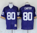 Men's Minnesota Vikings Cris Carter Mitchell & Ness Purple Legacy Replica Jerseys