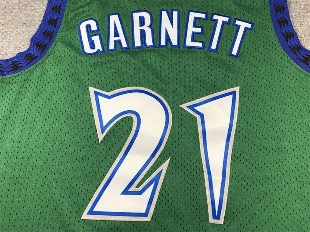 Minnesota Timberwolves #21 Kevin Garnett Retro NBA Jersey – Sizes S–XXXL