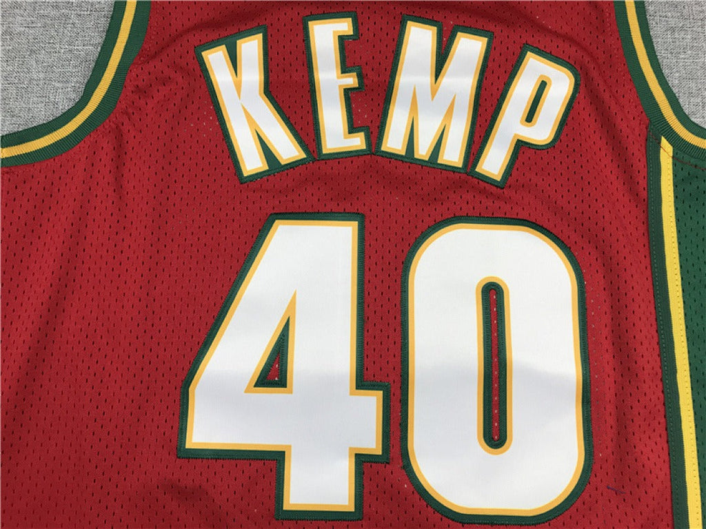 Shawn Kemp #40 Seattle SuperSonics Retro Embroidered Jersey – Sizes S-XXXL
