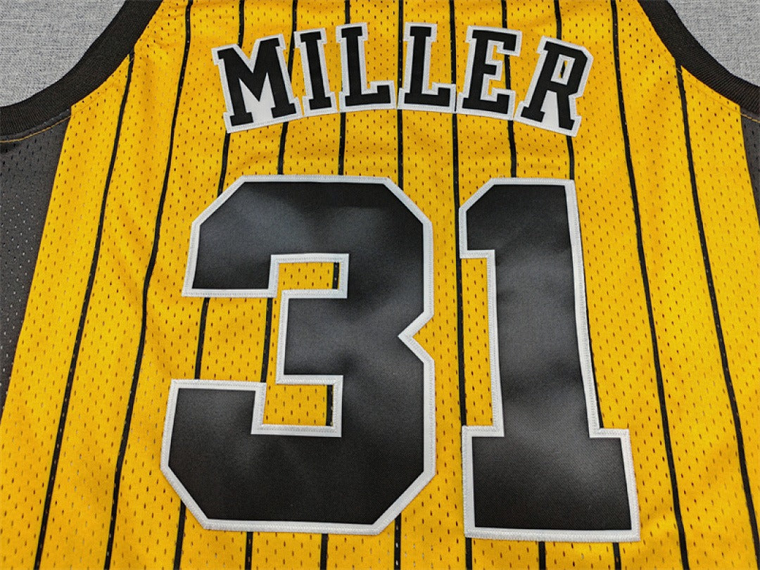 Reggie Miller #31 Indiana Pacers NBA Retro Embroidered Jersey