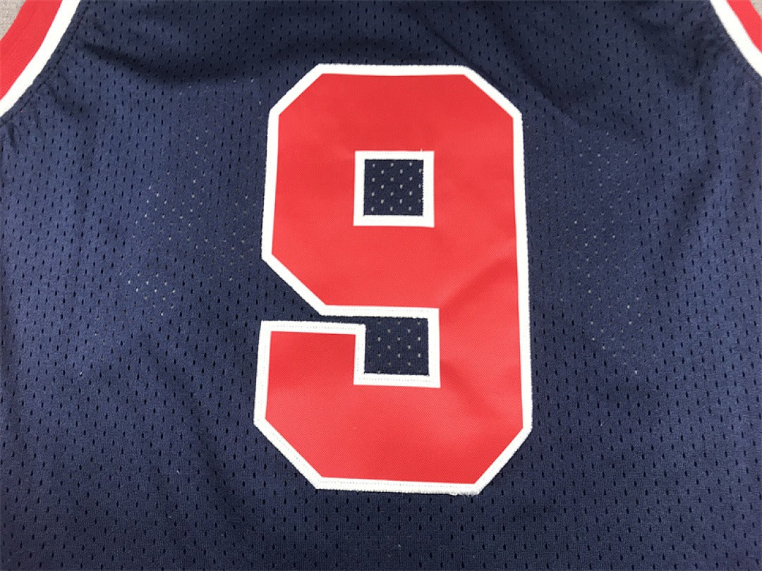 1984 Olympics USA Basketball #9 Retro Embroidered Jersey – Sizes S-XXXL