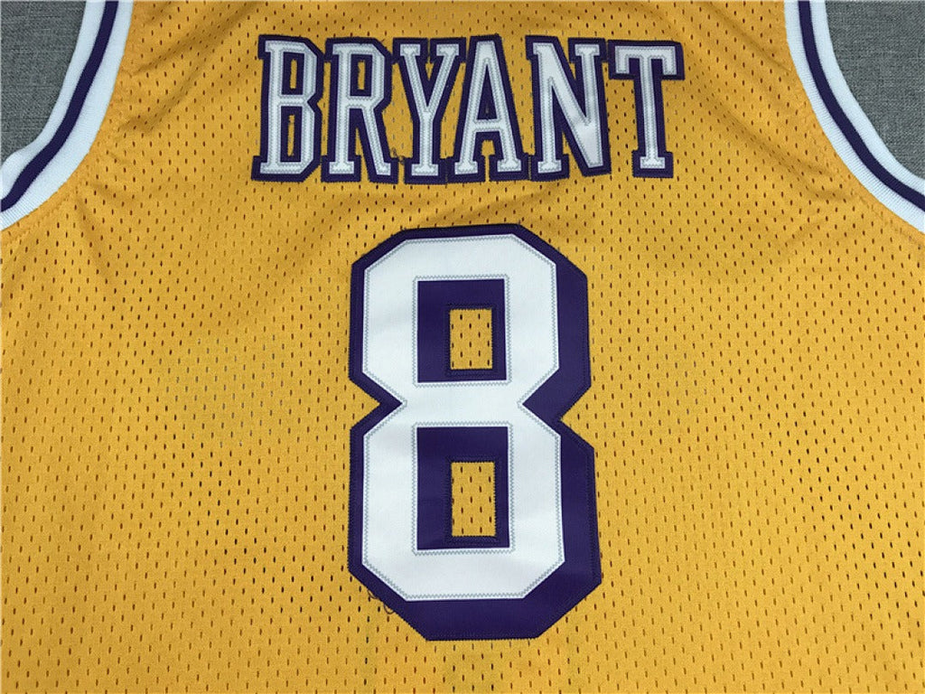 Los Angeles Lakers Kobe Bryant #8 NBA Retro Embroidered Jersey – Sizes S-XXXL