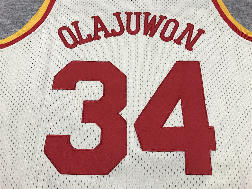 Hakeem Olajuwon #34 Houston Rockets NBA Retro Jersey