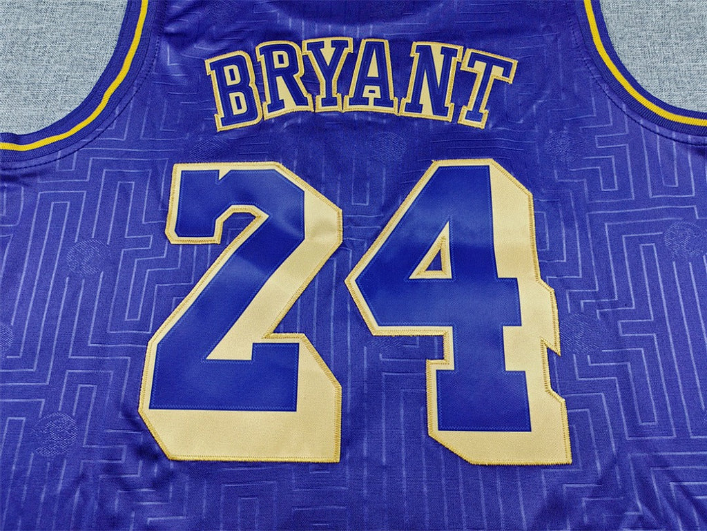 Los Angeles Lakers Kobe Bryant #24 NBA Retro Embroidered Jersey – Sizes S-XXXL