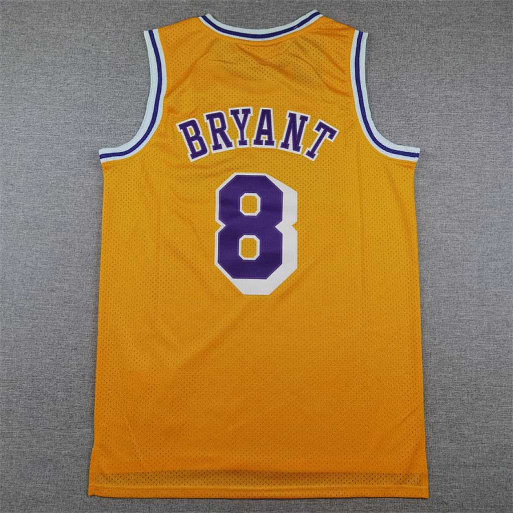 Los Angeles Lakers Kobe Bryant #8 NBA Retro Embroidered Jersey – Sizes S-XXXL