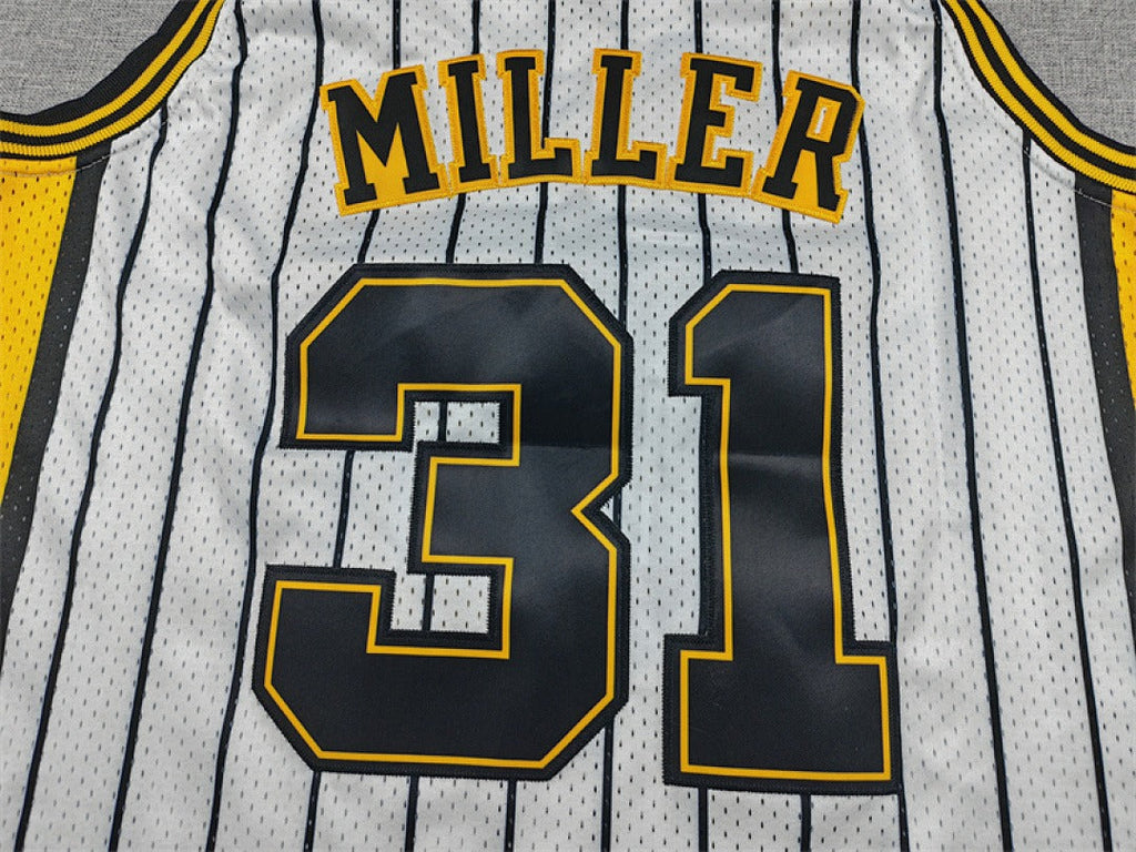 Reggie Miller #31 Indiana Pacers NBA Retro Embroidered Jersey